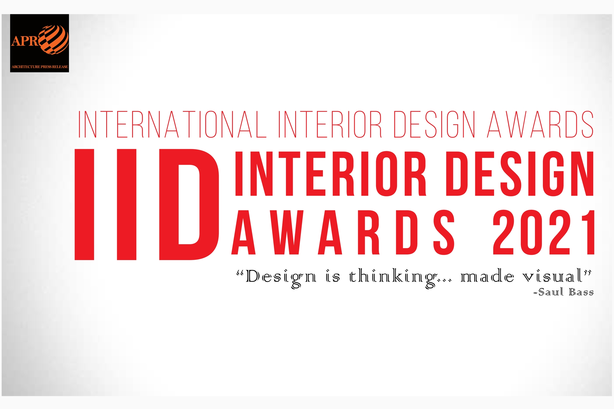 International Interior Design Awards 2021 (IIDA)