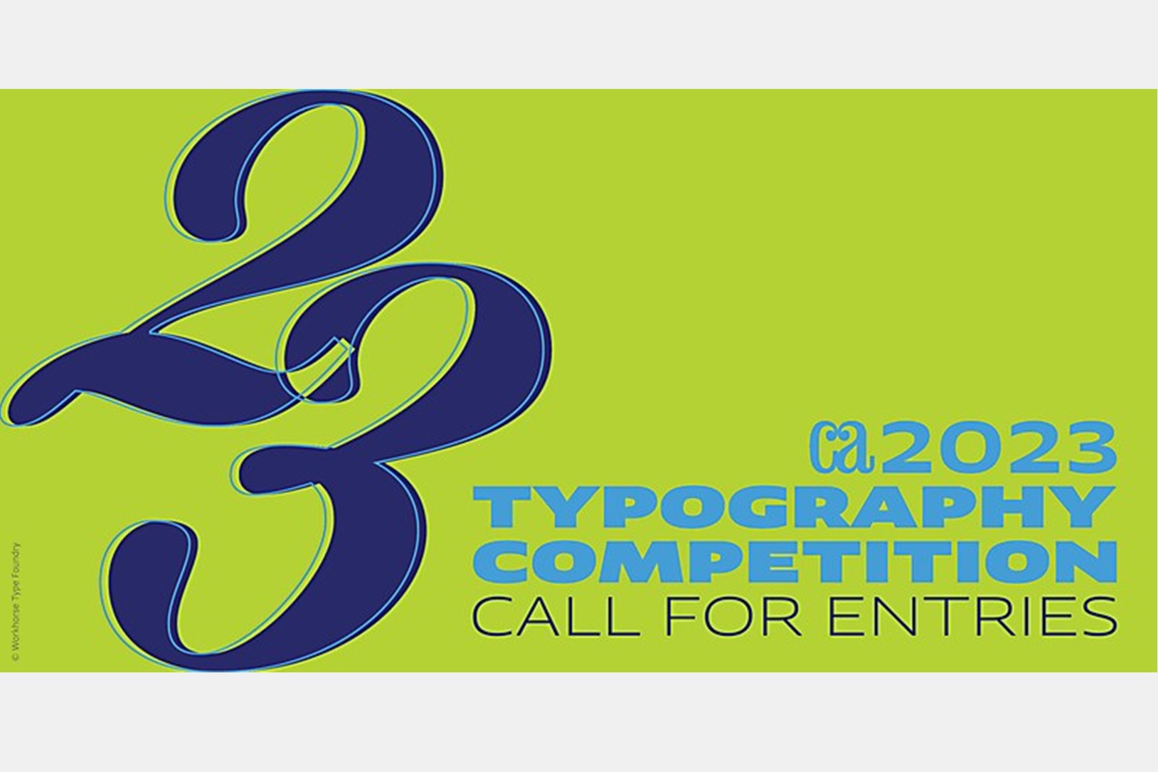 CA Communication Arts Typography Competition 2022