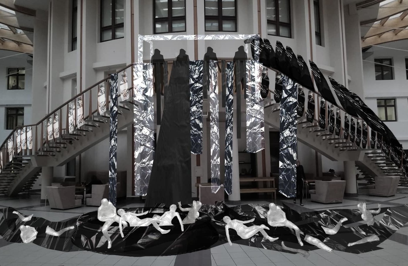 Перформанс студентов в рамках проекта «В поисках Гамлета»