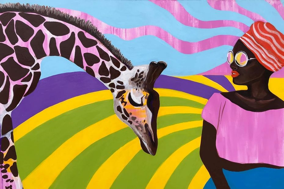 Виолетта Севостьянова. «The „Gucci Girl“ And Giraffe»