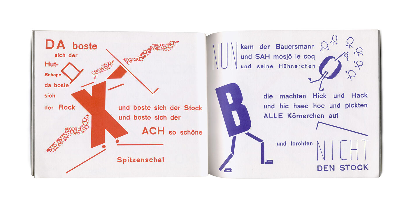 Курт Швиттерс, Кэйт Штейниц, Тео ван Дусбург. «Die Scheuche. Märchen» (Чучело. Сказка). 1925. Репринт. Франкфурт/Майн. 1971