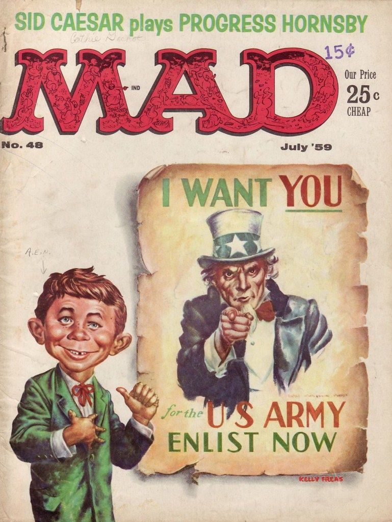 Ил. 11. Обложка Mad Magazine #48