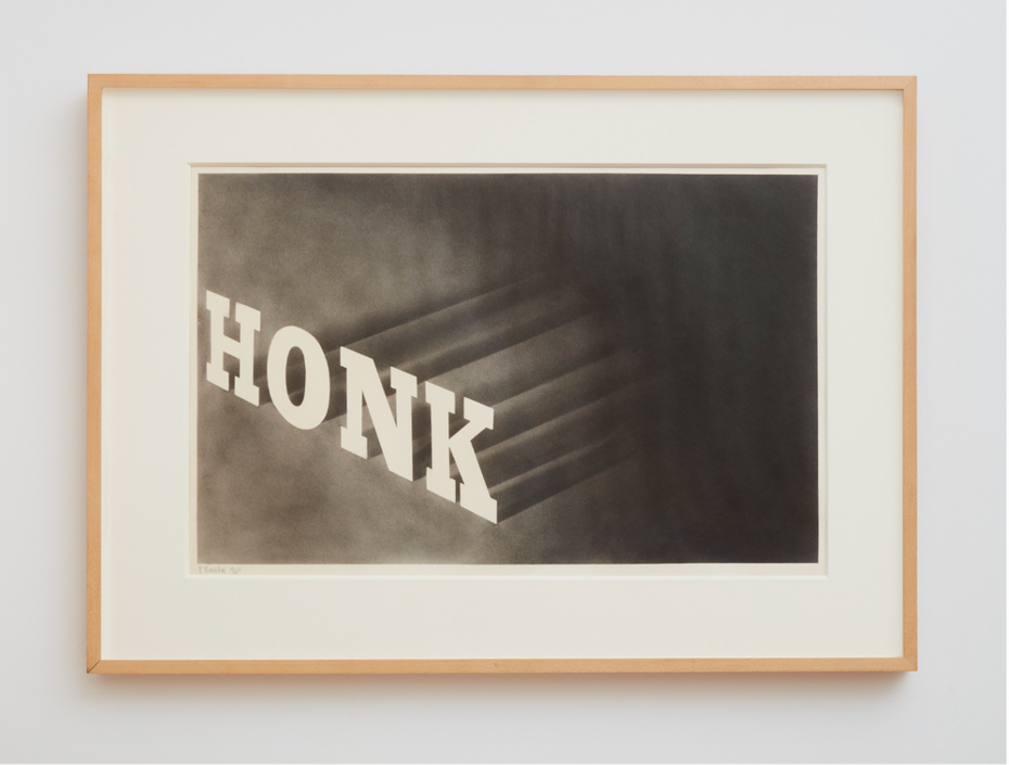 Ed Ruscha, Honk, 1962