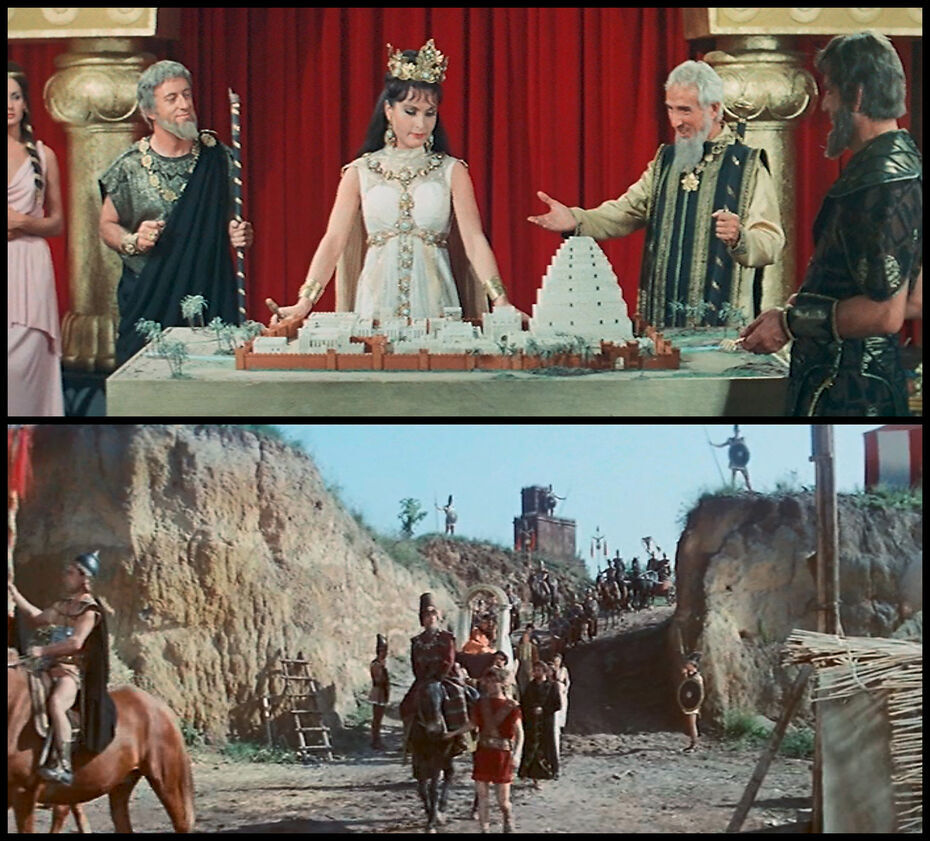Кадры из фильма «Я — Семирамида». 1963 