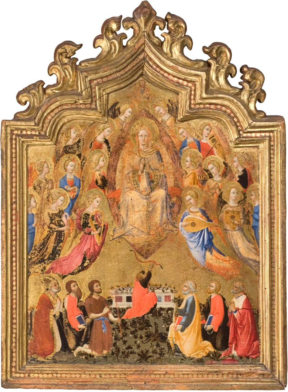 Ил. 21. Сано ди Пьетро. Вознесение Богоматери. Ок. 1430–1440. Дерево, темпера. 69,3 × 53,5. Национальная пинакотека, Сиена