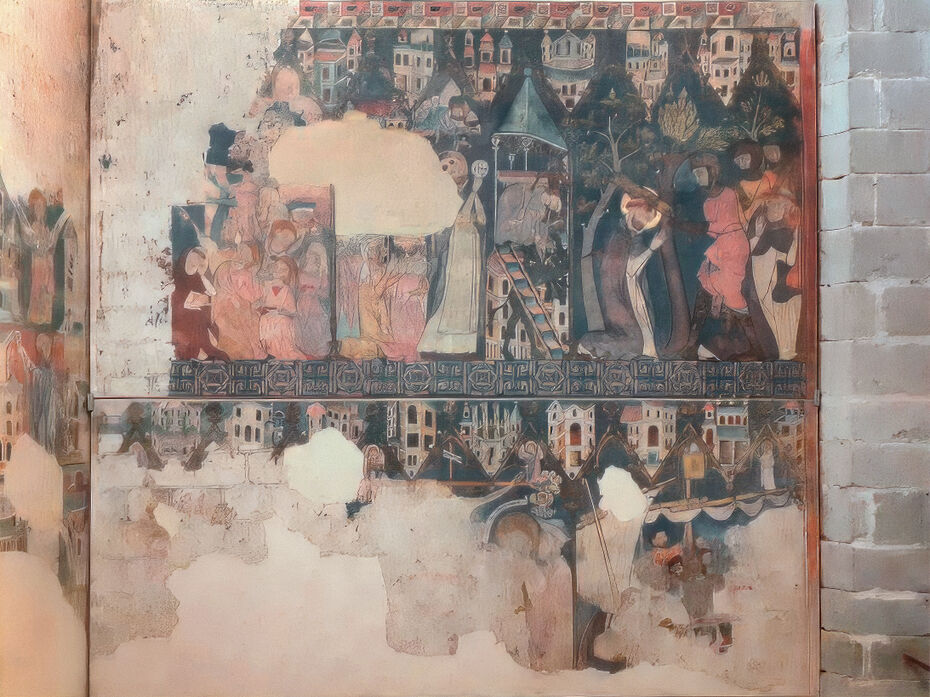 Ил. 2. Росписи церкви Сант-Думенек де Пучсерда. 1330–1340. Жирона, Каталония