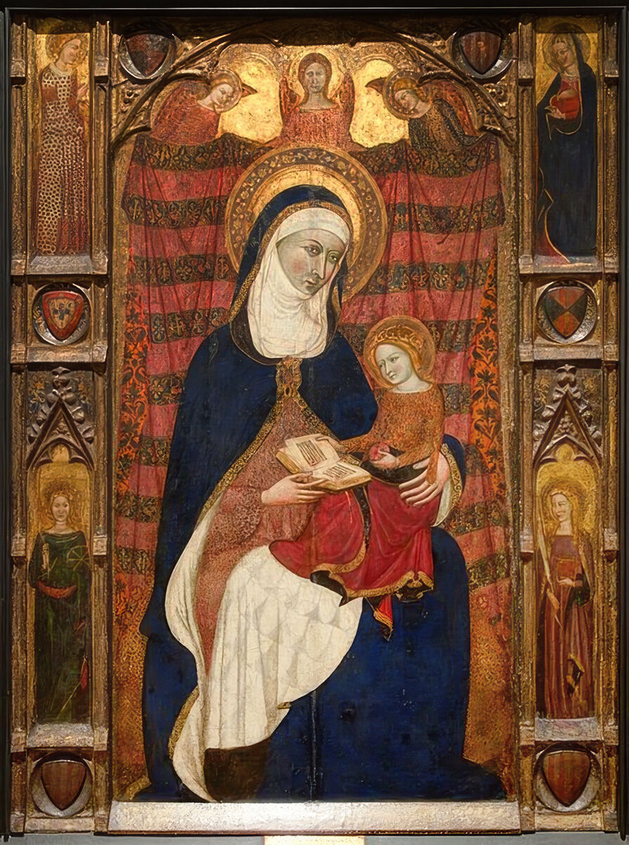 Ил. 8. Феррер и Арнау Басса. Алтарь Святой Анны. 1340–1358. Национальный музей старинного искусства, Лиссабон