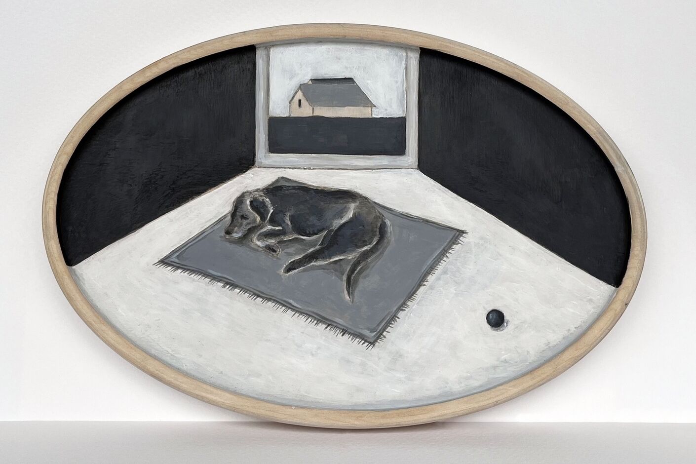 Света Керро, «Отдых». Дерево, акрил