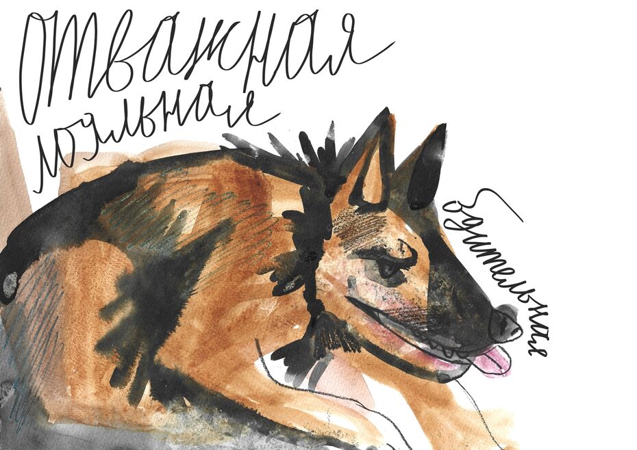 Василиса Сорокина, ЗИН «Кто твоя собака». Печатный тираж. Диджитал, карандаш, маркеры