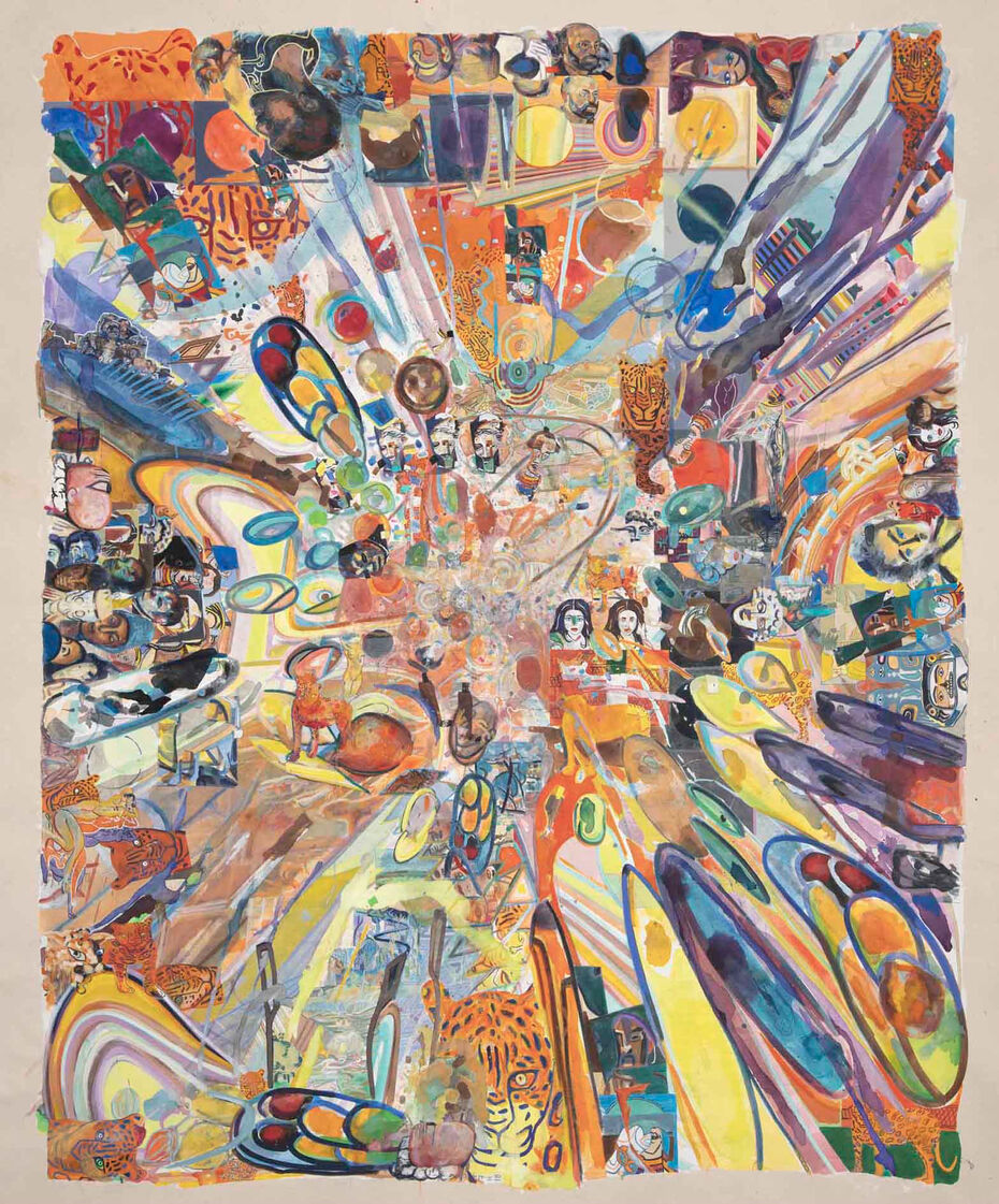 Франклин Эванс, Оранжевая кошка и комната, 2022