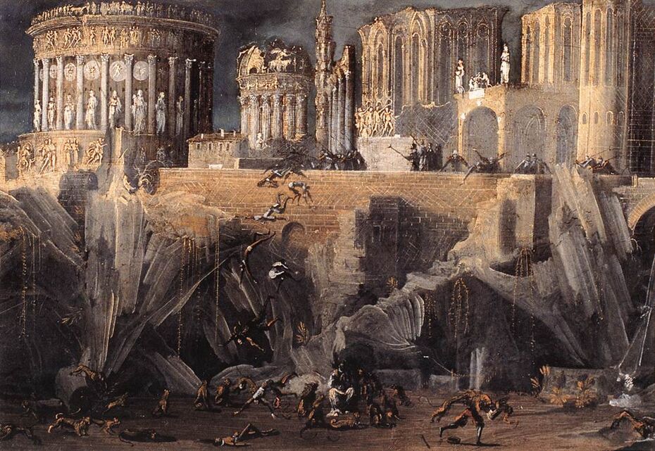 Франсуа де Ном, Фантастический архитектурный вид, 1600-е