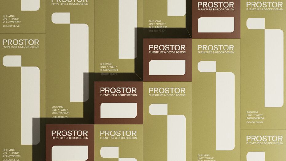 Айдентика для бренда PROSTOR