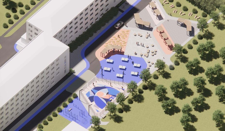 Концепция дворовой территории кампуса НИУ ВШЭ Пермь