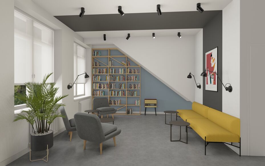 Интерьеры в студенческом лагере «Руза» НИУ ВШЭ