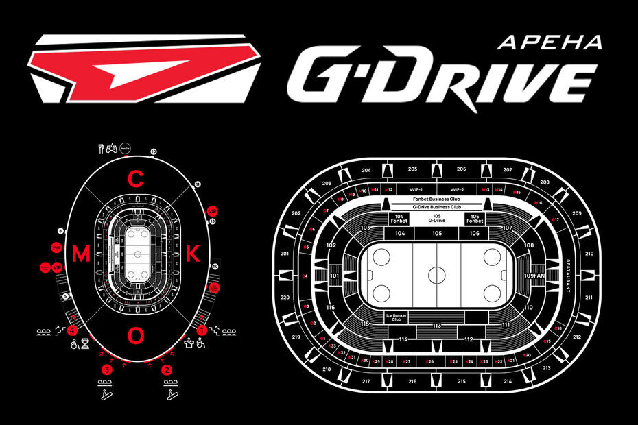 Навигационная система G-Drive Арены в Омске